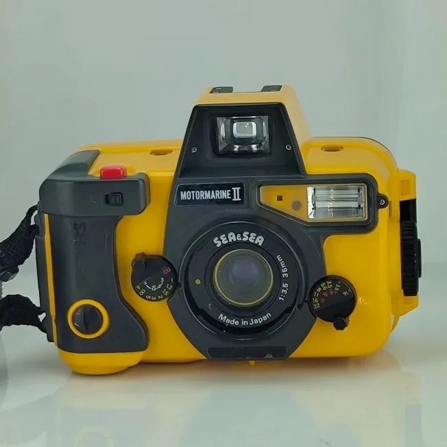 Sea & Sea Motormarine II 35mm Underwater Film Camera — Yellow, Made in Japan