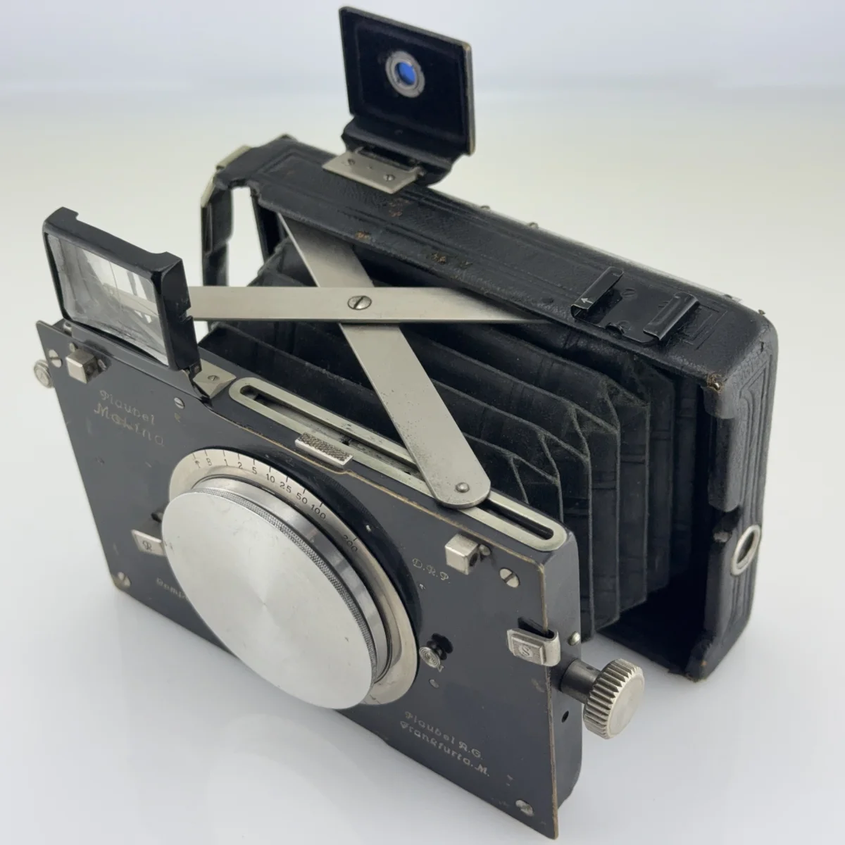 Plaubel Makina — Early Folding Press Camera with Anticomar 10cm f/2.9 & Compur Shutter, ca. 1930s