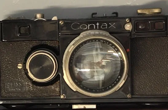 Contax I (a) Black-Dial Rangefinder Camera, ca. 1933–36, with Sonnar 5 cm f/2
