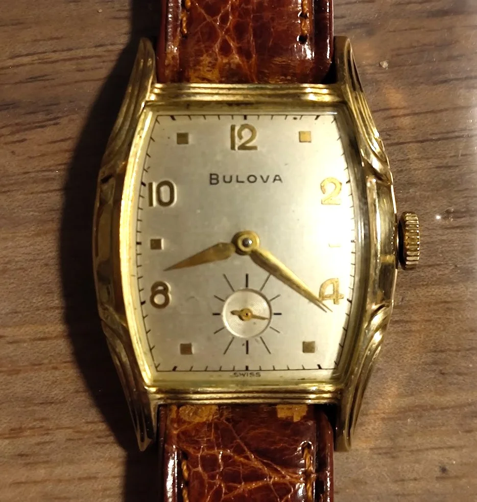 Bulova — Tonneau Dress Watch, Gold-Filled, Manual Wind, Dated 1957 — Not Running
