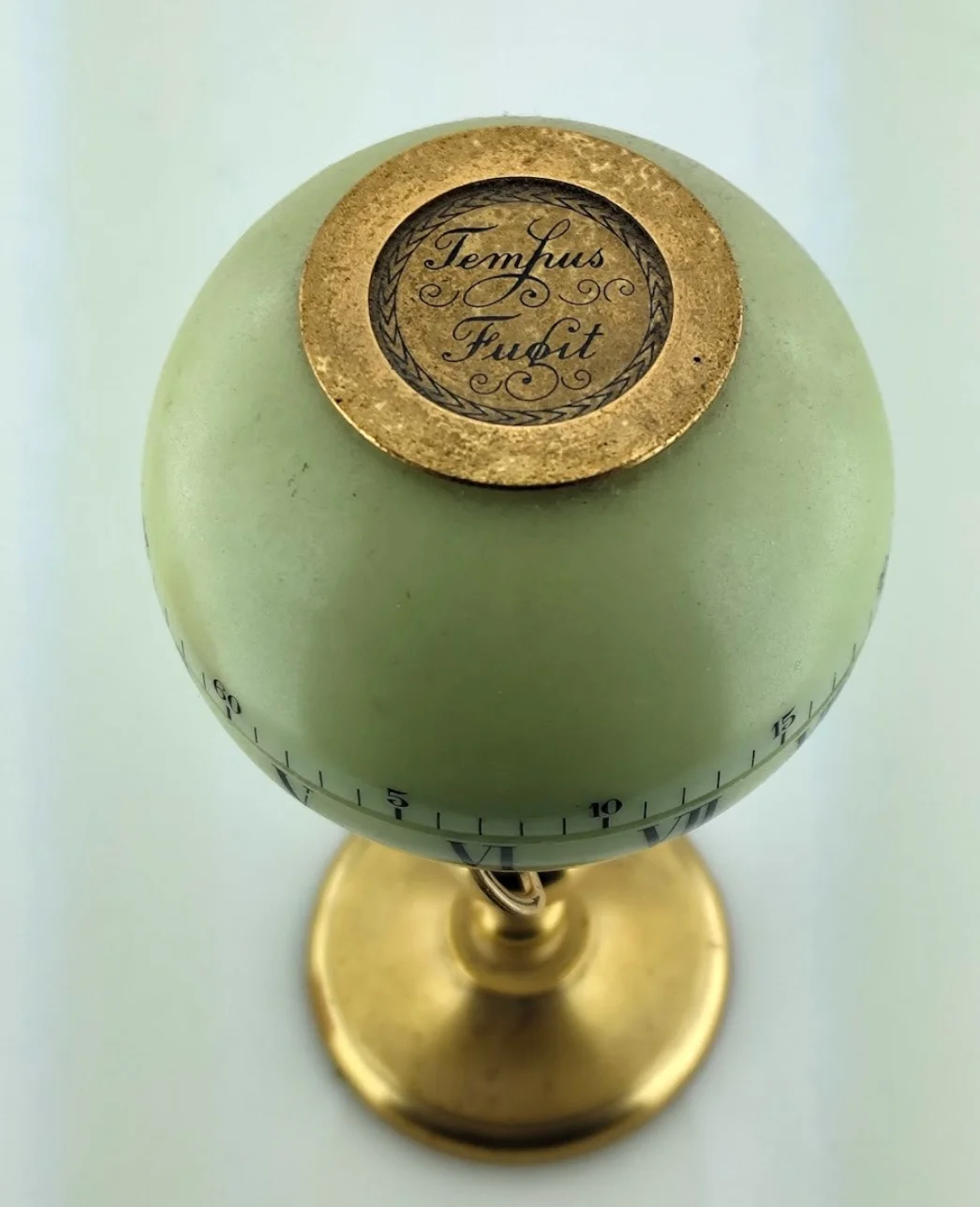 Imhof 8-Day Modernist Spherical Table Clock, ca. 1960s